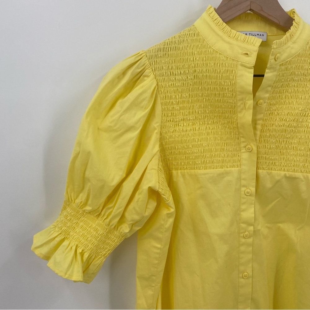 Taylor Tillman NY Aubrey Smocked Dress Small - Picture 6 of 7